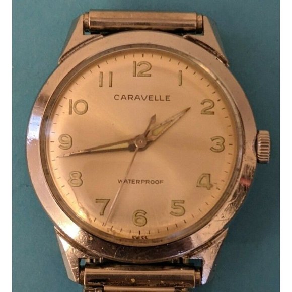 Vintage Men's Caravelle Automatic Manual Wind 33mm M3 Wrist watch